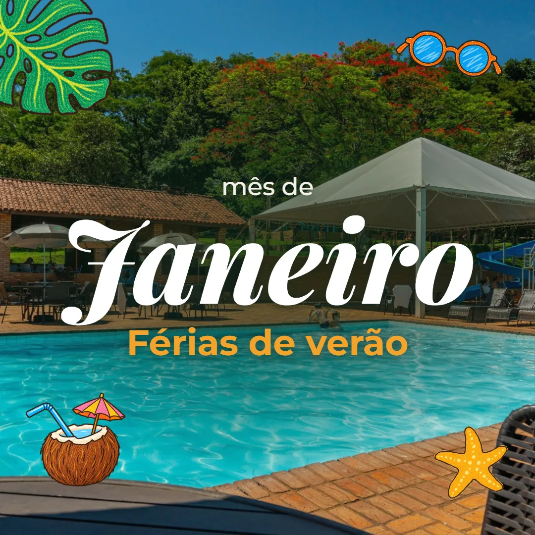 Férias de verão em janeiro no Hotel Colonial Iguaçu